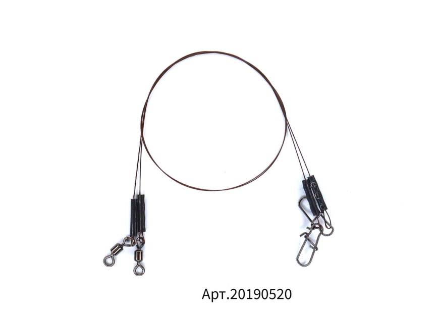 Поводок "Сезон Рыбалки" AFW 1Х19, тест 12 кг, 25 см (2 шт.) фото 5