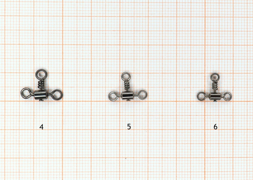 Вертлюжок цилиндрический на три направления, №4 (35 кг), (упак. 7 шт) фото 2