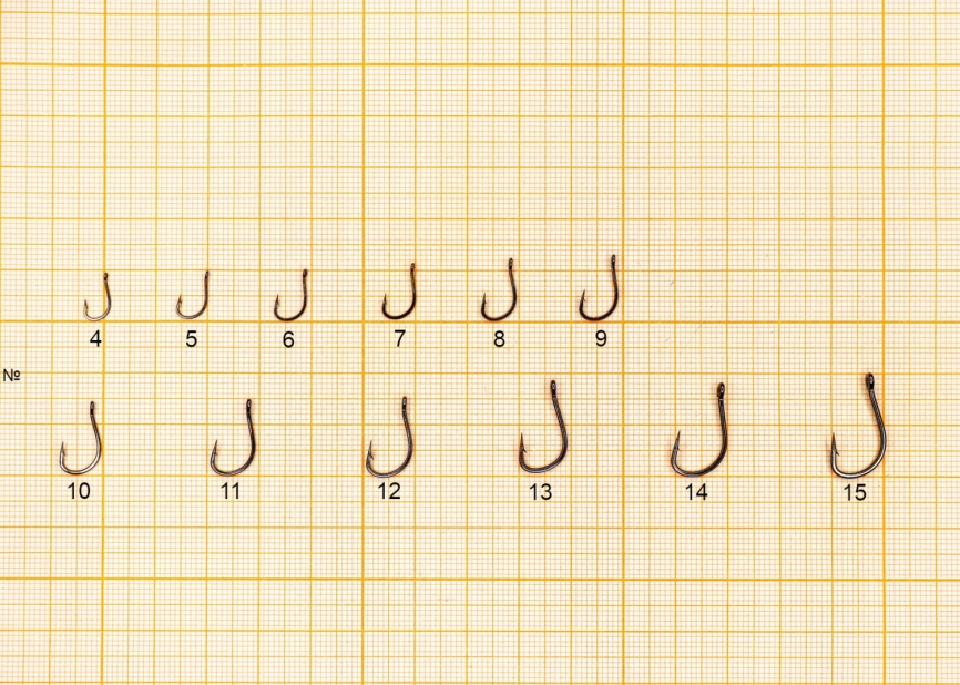 Крючок "Сезон Рыбалки" IDUMEZINA-RING №10 с ушком, покрытие BN (8 шт) фото 2