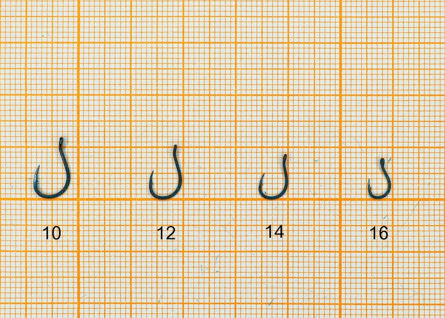Крючок "Сезон Рыбалки" KM108 №10 с ушком, покрытие D/BK (9 шт) фото 2