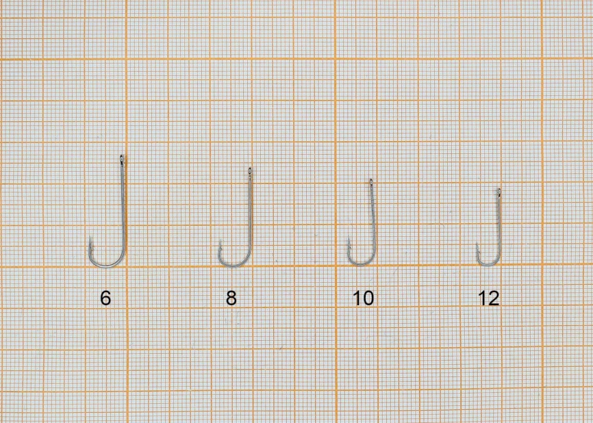 Крючок "Сезон Рыбалки" СТАВРИДНЫЙ с ушком, №6, покрытие Ni (8 шт) фото 2