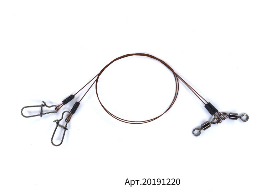 Поводок "Сезон Рыбалки" AFW 1Х19, тест 12 кг, 25 см (2 шт.) фото 1