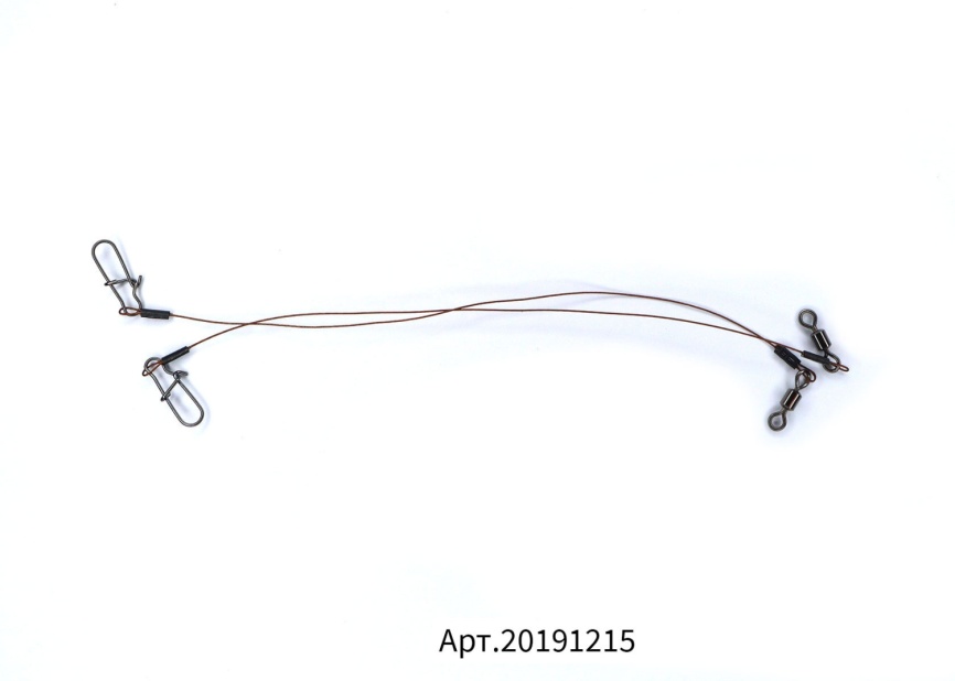 Поводок "Сезон Рыбалки" AFW 1Х19, тест 12 кг, 25 см (2 шт.) фото 3