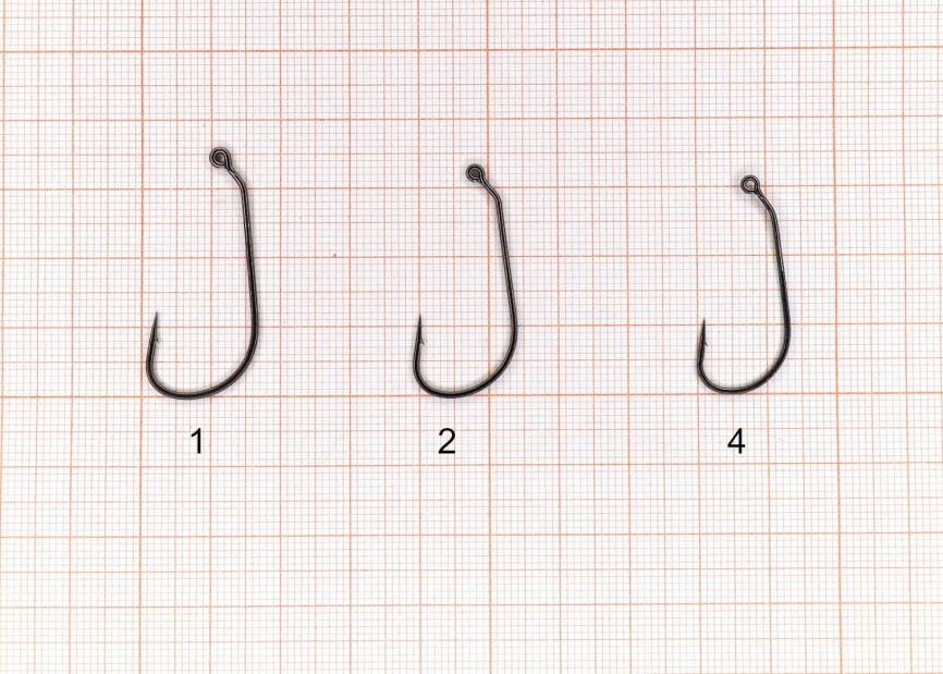 Крючок офсетный "Сезон Рыбалки" SWIM BAIT WORM, №4 (4 шт) фото 2
