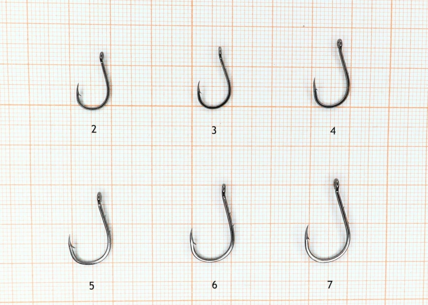 Крючок "Сезон Рыбалки" OKIAMI CHINU-RING-2BH №3 с ушком, покрытие BN (9 шт) фото 2