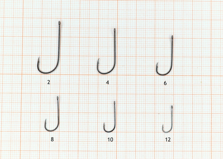 Крючок "Сезон Рыбалки" KM012 BAITHOLDER с ушком, №10, покрытие BN (8 шт) фото 3