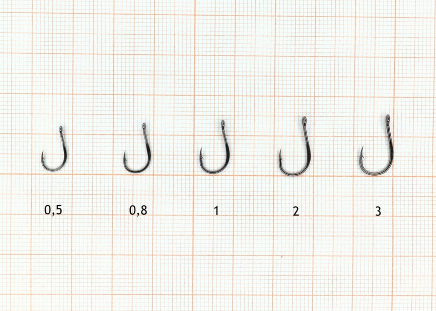 Крючок "Сезон Рыбалки" CHINU DOUSKI-RING №0.5 с ушком, покрытие BN (10 шт) фото 2