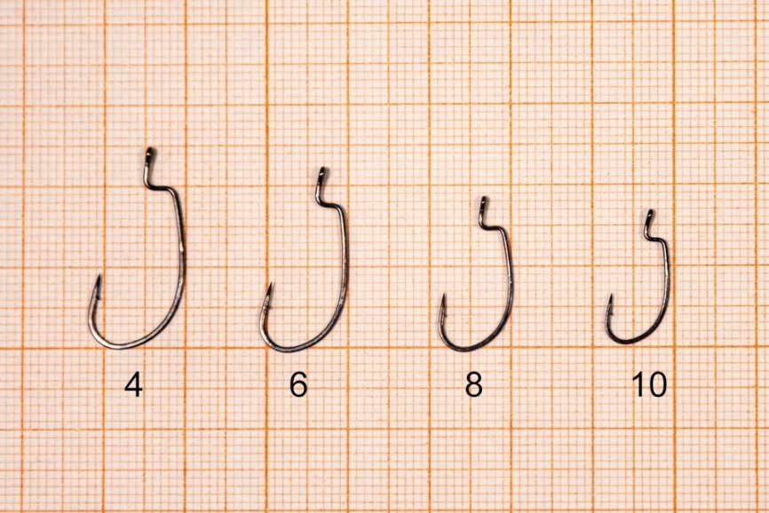 Крючок офсетный "Сезон Рыбалки" LITE WM HOOK, №8 (4 шт) фото 2
