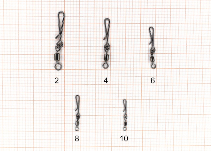 Вертлюжок с быстросъёмной застежкой Hanging-B, №10 (5 кг), (упак. 7 шт) фото 2