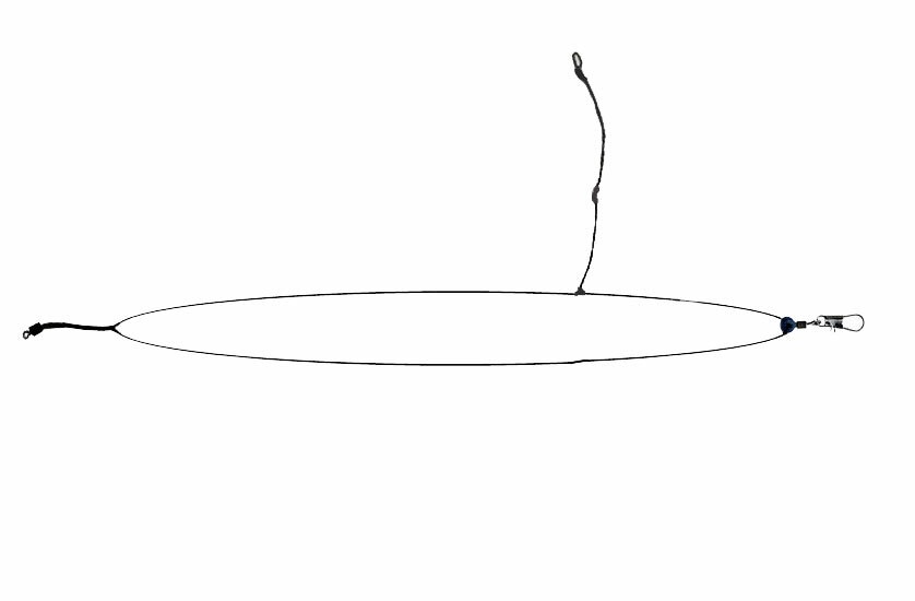 Оснастка "Сезон Рыбалки" фидерная "Река + Фидергам" асимметричная петля. 0,45 мм. 12 кг. фото 1