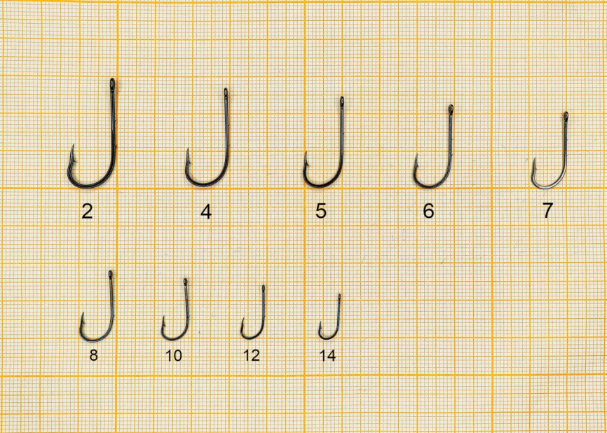 Крючок "Сезон Рыбалки"  BAITHOLDER №2 с ушком, покрытие BN (7 шт) фото 2