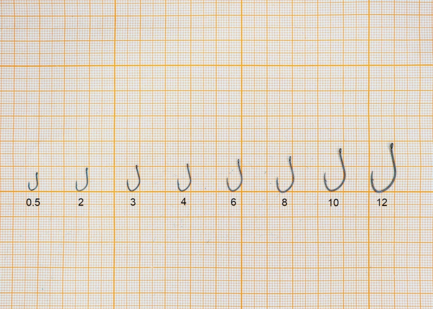 Крючок "Сезон Рыбалки"  AJI-RING №0.5 с ушком, покрытие BN (10 шт) фото 2