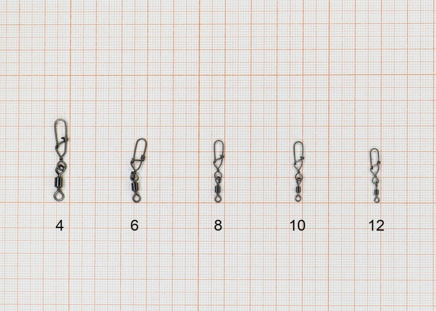 Вертлюжок с застежкой Germany-B, №10 (10 кг), (упак. 8 шт) фото 2