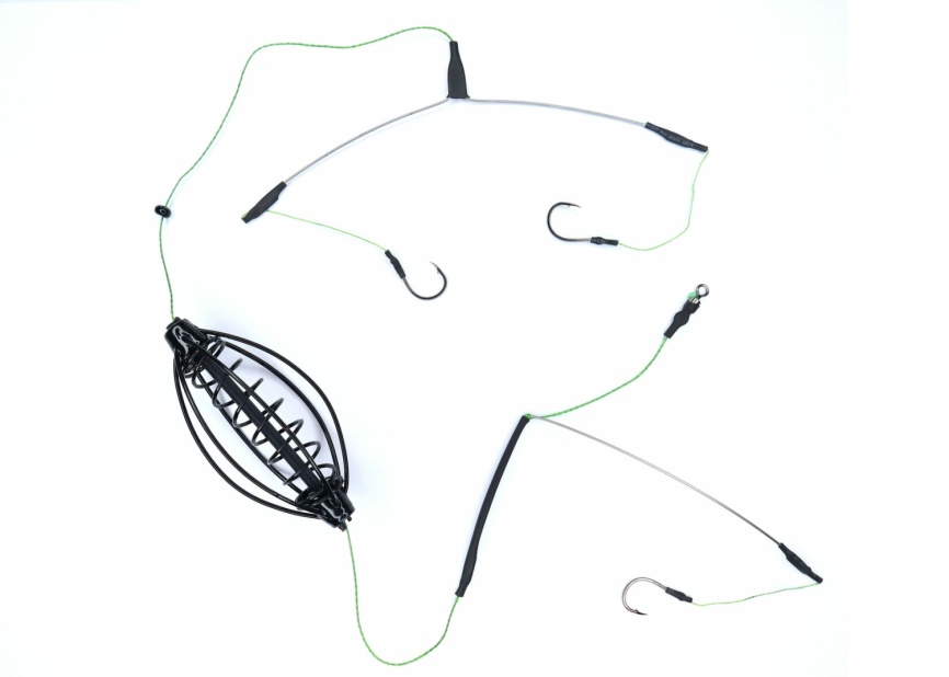 Монтаж "Сезон Рыбалки" ХАПУГА "Арбуз", 40 г., 3 крючка №6 фото 1