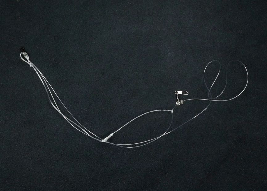 Оснастка "Сезон Рыбалки" фидерная "Река + Фидергам" асимметричная петля. 0,45 мм. 12 кг. фото 2